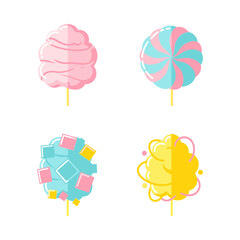Cotton Candy Collection Pink and White Treats