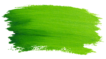 Green brush stroke PNG