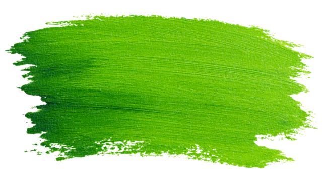 Green brush stroke PNG - Powered by Adobe
