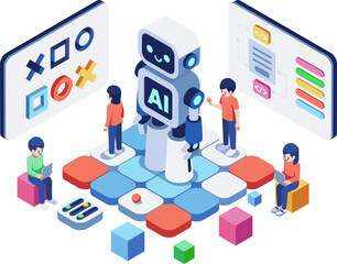 Isometric AI and Logical Thinking Education for Kids