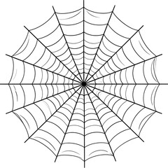 Fototapeta premium Simple spider web graphic