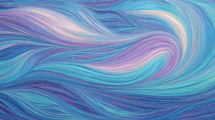 Fototapeta premium Abstract swirls of pastel blues, purples, and pinks