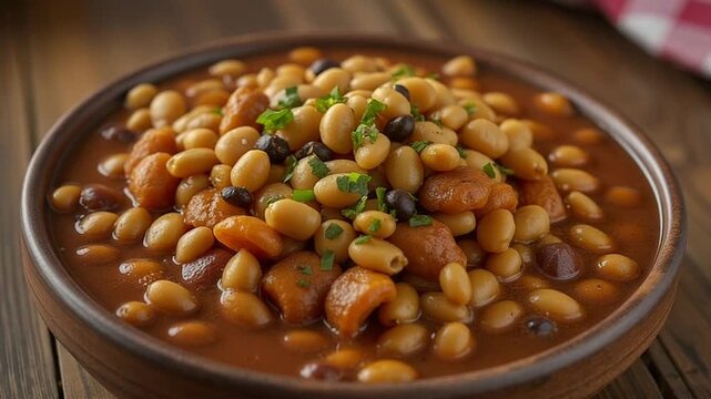  Black-Eyed Peas served authentically in a bowl
