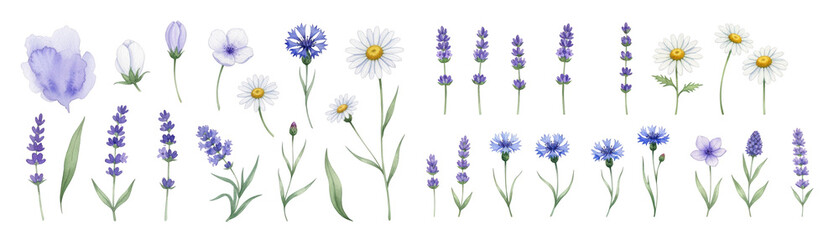 A vibrant collection of various flowers, showcasing delicate petals and lively colors.