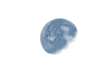 Moon with transparent background - Mond mit transparentem Hintergrund - Graphic Element - Details - Textur - Png - Objekt  