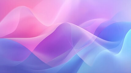 Purple and blue wave with a pink background. The wave is very long and has a lot of detail
