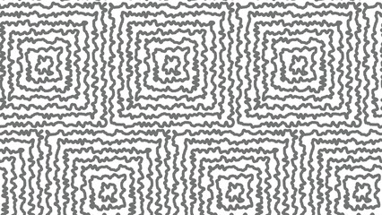 Abstract gray pattern geometric vector seamless ornamental and swatches oriental line texture outline white background