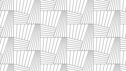 Abstract gray pattern geometric vector seamless ornamental and swatches oriental line texture outline white background