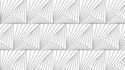 Abstract gray pattern geometric vector seamless ornamental and swatches oriental line texture outline white background