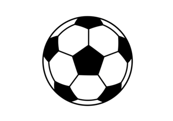 Abstract Soccer Ball Glowing Constellation Design for Sports Branding isolated on transparent background