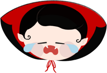 Halloween baby Dracula illustration pack with various emotions : crying, neutral, happy, winking. Great for digital stickers, cards, and posters