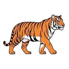 Naklejka premium tiger vector illustration