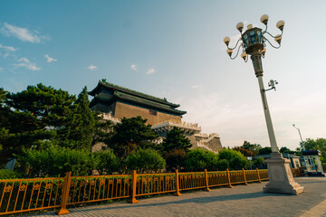 Beautiful Zhengyangmen Gate, Qianmen Gate. This famous gate is located at the south of Tiananmen...