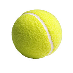 Tennis ball isolated on white background