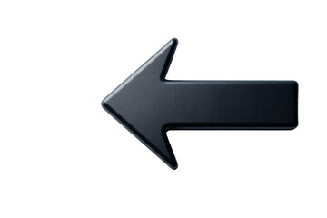 A black arrow pointing to the left