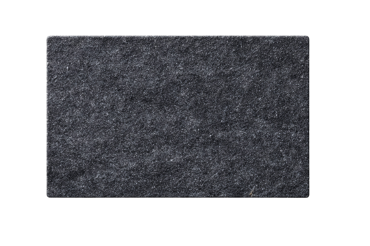 A gray square with a black background