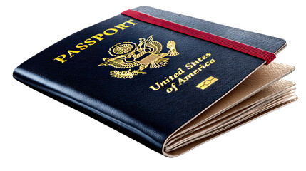 Travel Document: A meticulously composed photograph showcasing a passport, an essential artifact for global exploration, capturing the essence of travel and international movement. 