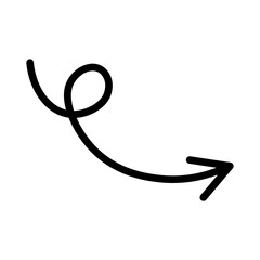 minimalist arrow line