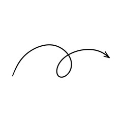 minimalist arrow line