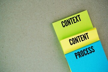Three words Context-Content-Process. way to analyze and understand various phenomena, particularly...