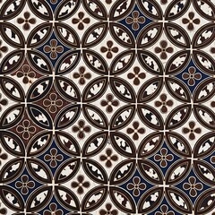 Batik with kawung motif