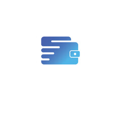 Wallet Logo Design Graphic Vector