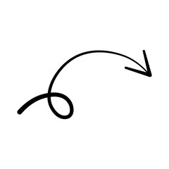 Dotted Curved Arrow A Simple Yet Effective Directional Symbol for Navigation