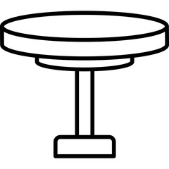 Round Table Icon