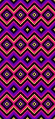 Vibrant zigzag pattern with bold purple and pink hues, perfect for eye-catching designs and modern projects