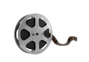 Silver Film Reel – A timeless emblem of cinema’s magic, unfurling stories, emotions, and dreams frame by frame