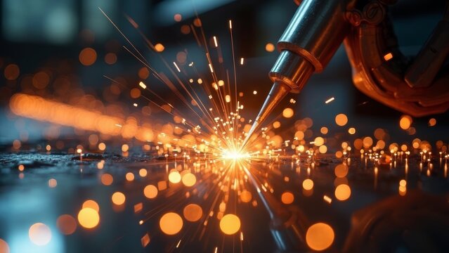 Laser processing scene display