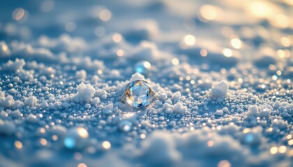 frosted glacier theme with pale sapphire with ice glow, light bokeh overlay, soft ice like patterns, edge to edge smooth flow, chilling and minimal