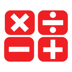 Fototapeta premium Round plus sign and minus sign icon set. Vector. plus minus icon.