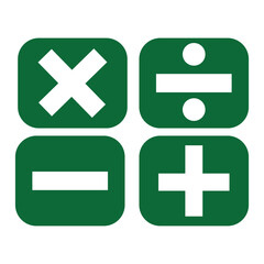 Fototapeta premium Round plus sign and minus sign icon set. Vector. plus minus icon.