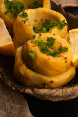 Delicious artichoke hearts beautifully seasoned and served in a rustic bowl for a healthy meal