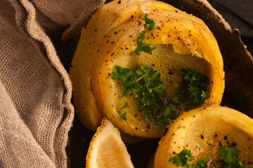 Delicious artichoke hearts beautifully seasoned and served in a rustic bowl for a healthy meal