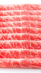 Slices of Fresh, Red Meat