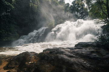 Serene Pha Dok Siew Waterfall in Chiang Mai Surrounded by Nature
