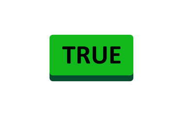 Grren True text button