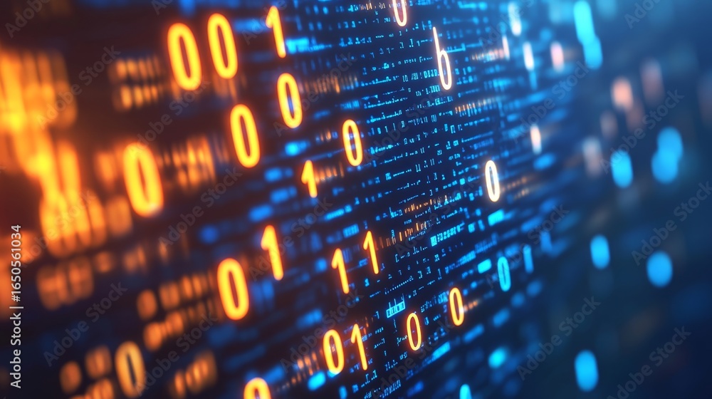 Aufkleber exploring a futuristic digital cyberspace neon glows virtual landscapes and data streams in a high-t