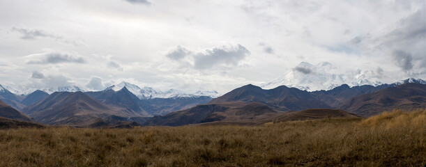Panoramic View The Mount Elbrus