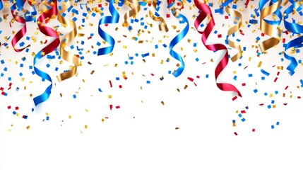 Vibrant party celebration indoor venue photography festive atmosphere eye-level perspective confetti falling from above