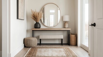 Contemporary entryway ideas enhancing interiors with sleek console tables