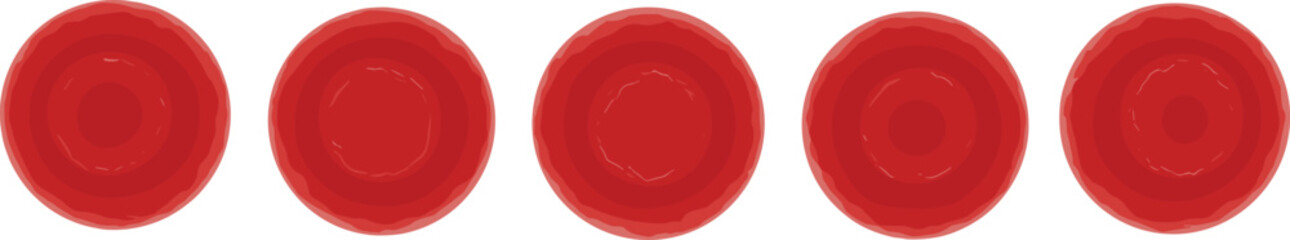 Red blood cells illustration, medical biology background, healthcare science concept, human anatomy close-up, microscopic view design