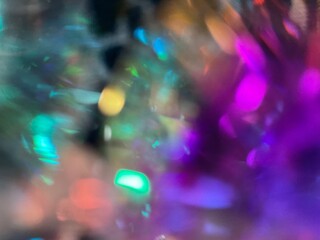 abstract background with colorful lights jewelry crystal diamond sparkles texture	
