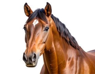 Obraz premium horse head isolated on white