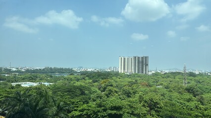 Obraz premium view of the city