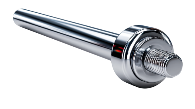 Shiny Mechanical Part: A detailed depiction of a gleaming, metallic mechanical part, perfectly illustrating precision engineering and industrial design.