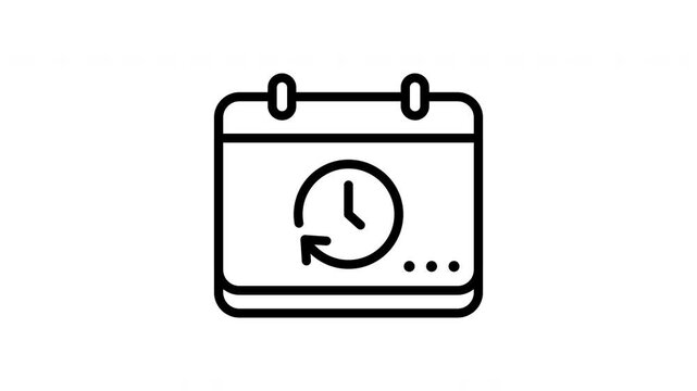 Animated Job Schedule Interview Calendar