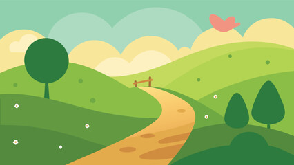 Obraz premium Whimsical and stylized illustration featuring a playful character with vibrant colors and a unique artistic style